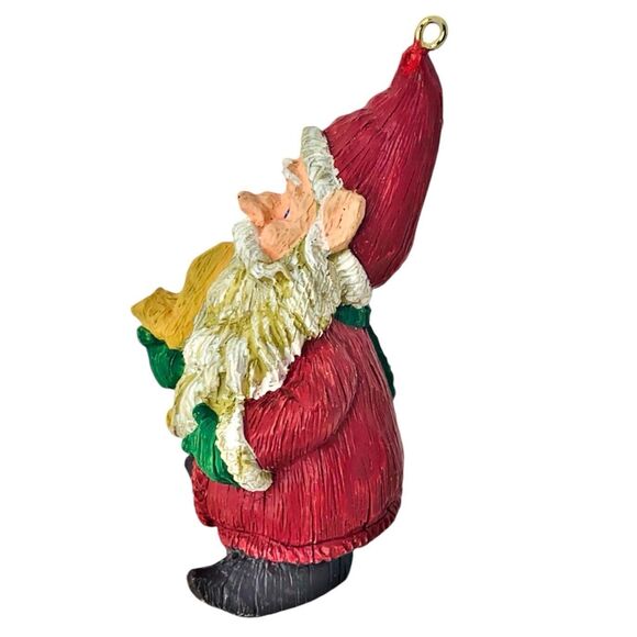Hallmark Keepsake Ornament Old World Gnome 1989 Christmas Tree Vintage Elf Troll - Picture 5 of 10